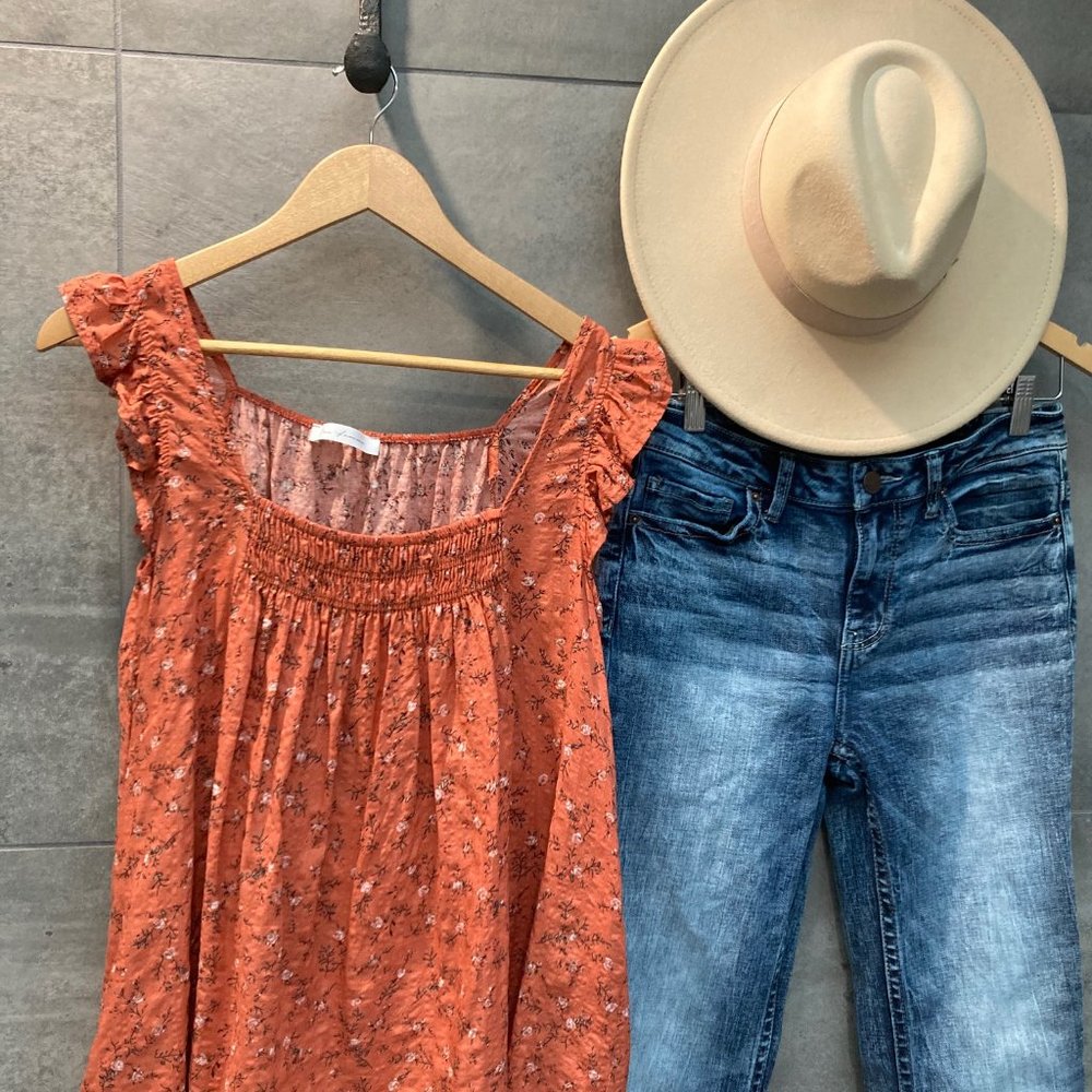 Ces femme stunning summer short sleeve blouse ~ medium